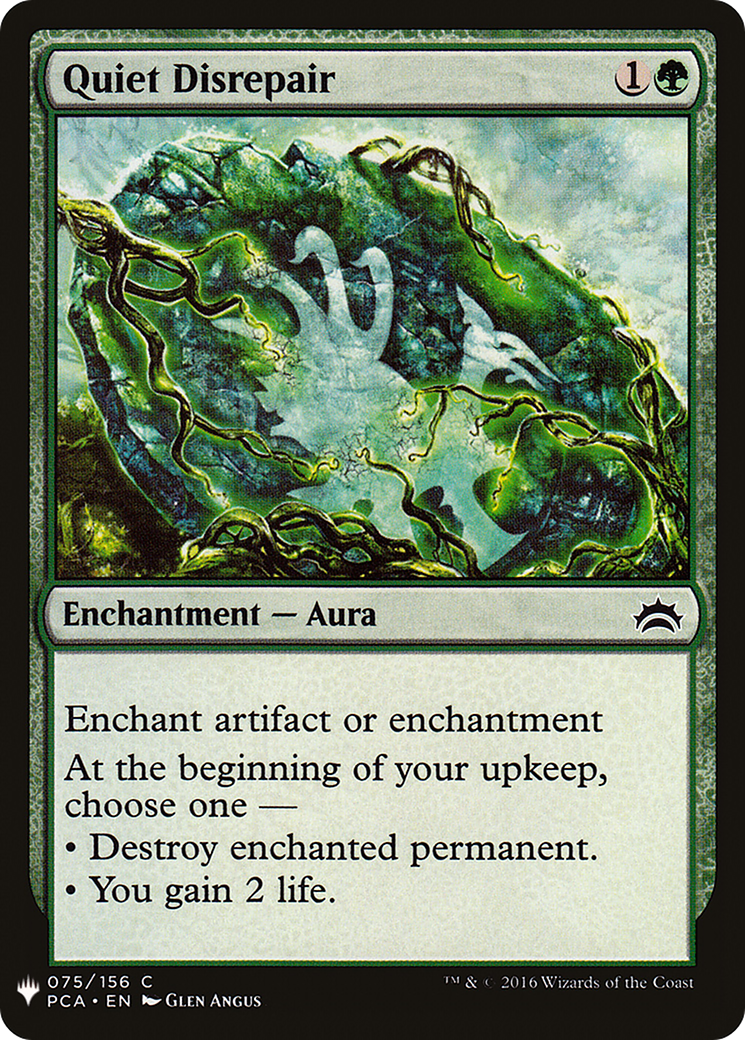 Quiet Disrepair (LIST-075) - The List