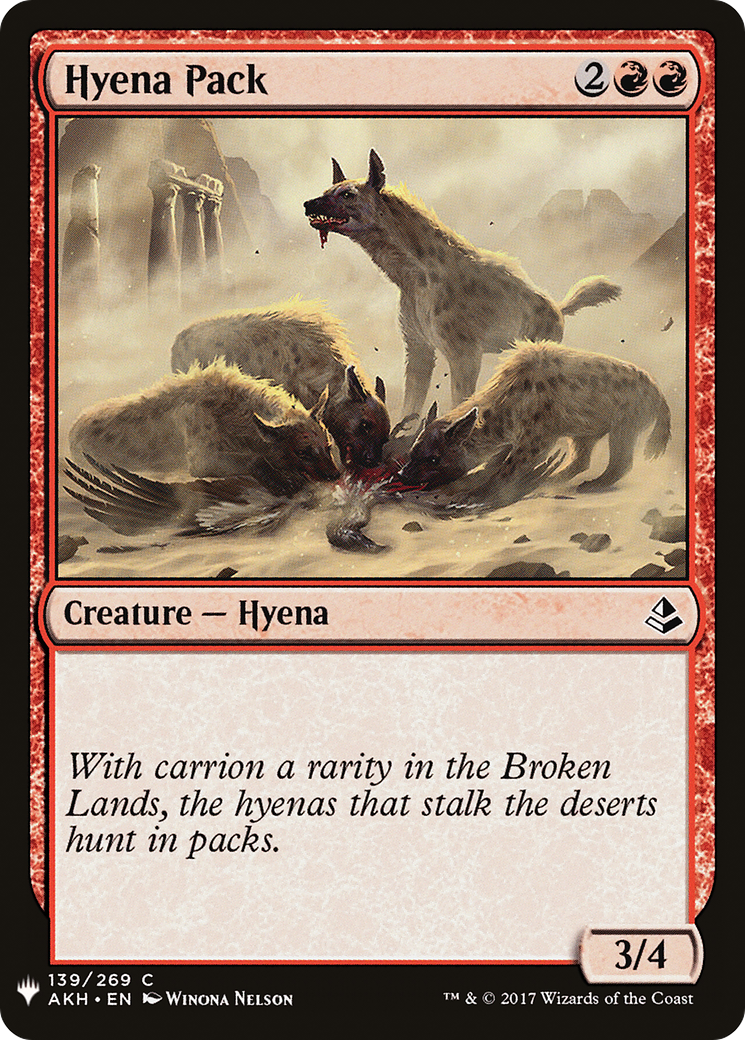 Hyena Pack (LIST-139) - The List