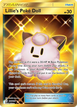 Lillie's Poke Doll (Secret)  - Holofoil SM  Cosmic Eclipse - Secret Rare