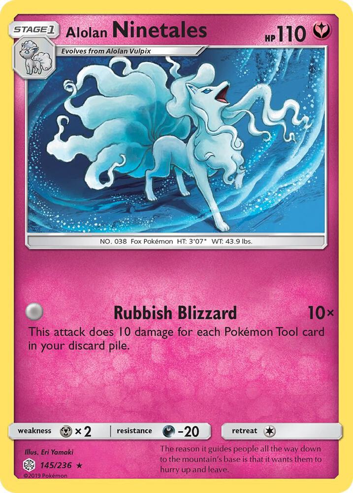 Alolan Ninetales SM - Cosmic Eclipse