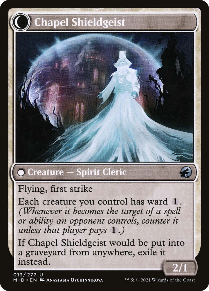 Chaplain of Alms (MID-013) - Innistrad: Midnight Hunt: (Double Faced Transform)