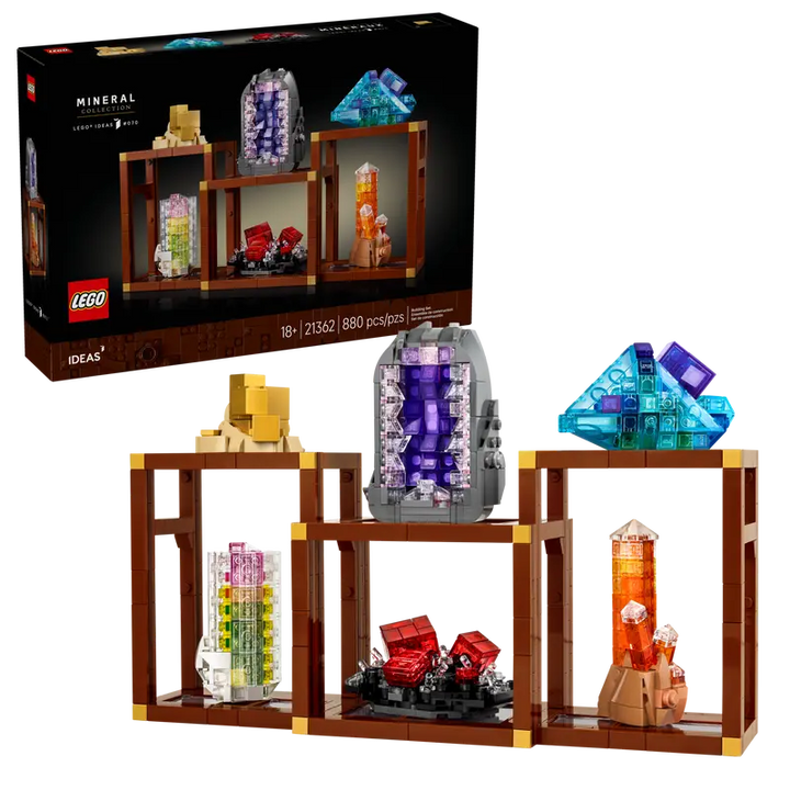 LEGO Ideas Mineral Collection Building Set for Adults - 21362