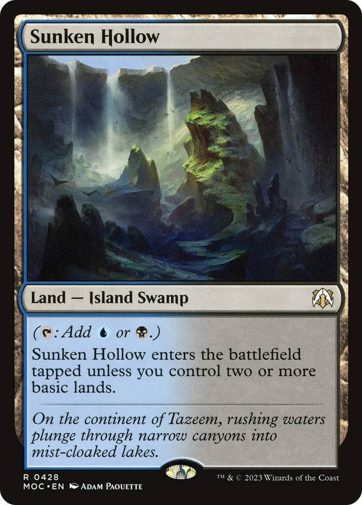 Sunken Hollow (MOC-428) - March of the Machine Commander