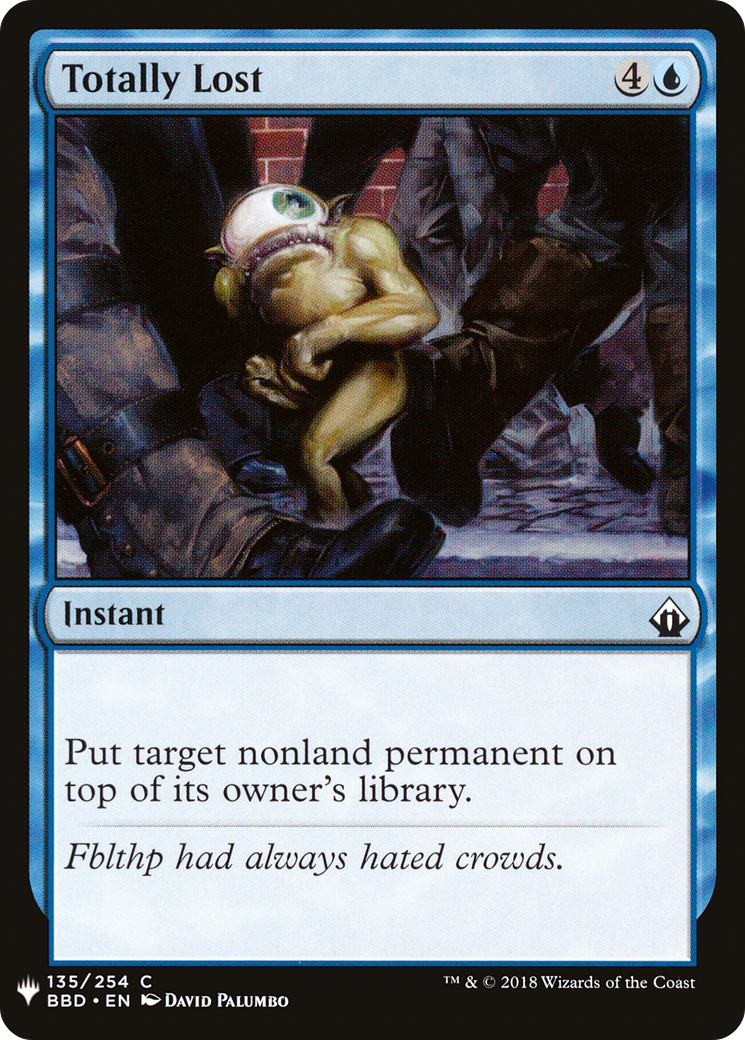Totally Lost (LIST-135) - The List