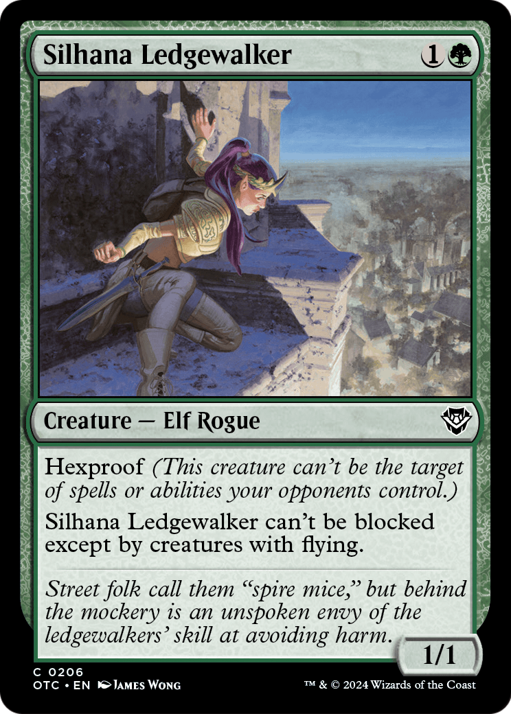 Silhana Ledgewalker (OTC-206) - Outlaws of Thunder Junction Commander