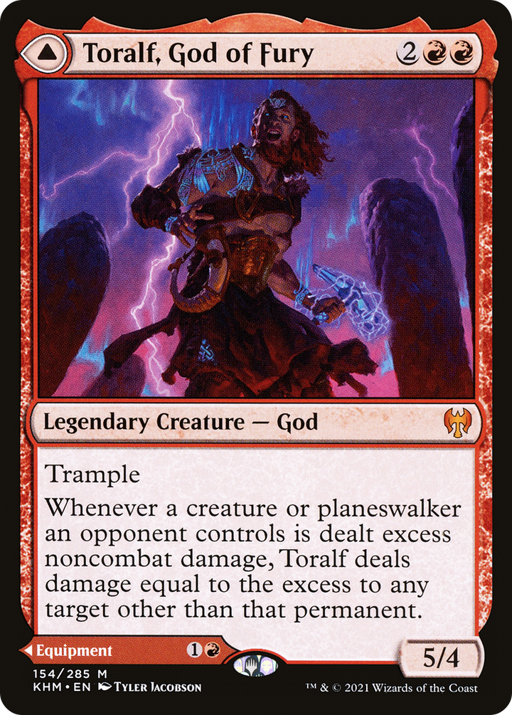 Toralf, God of Fury (KHM-154) - Kaldheim