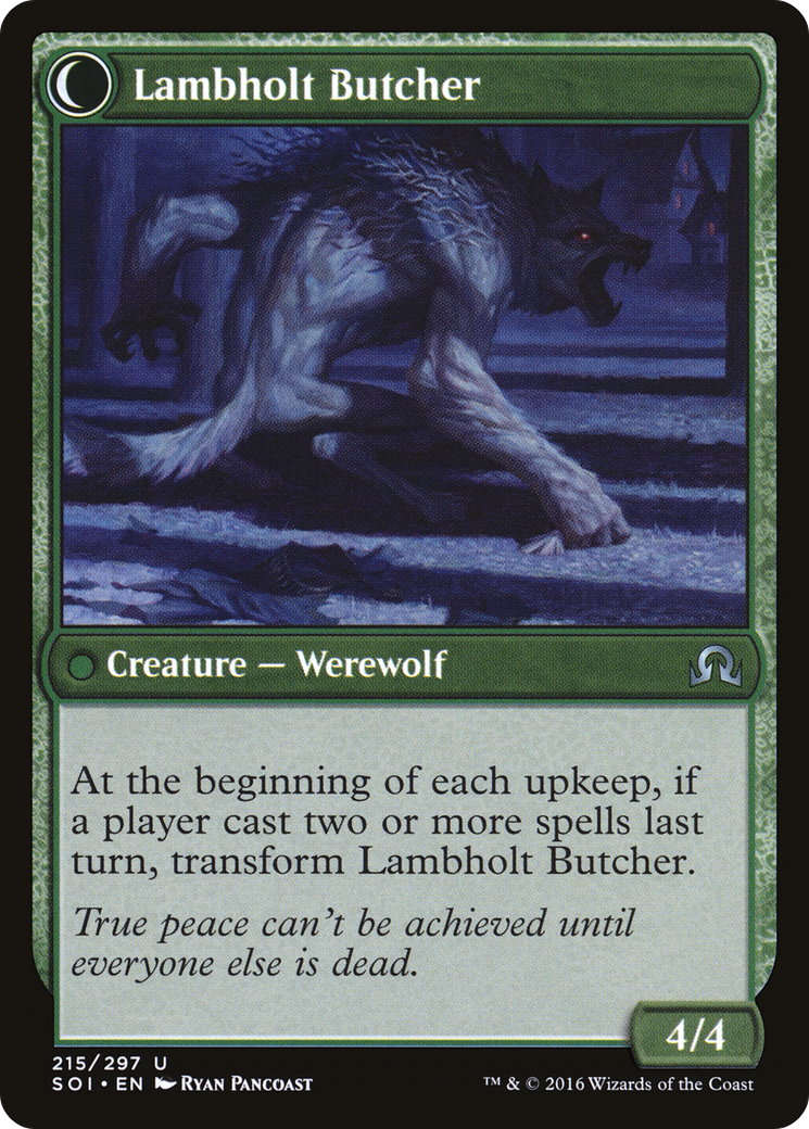 Lambholt Pacifist (SOI-215) - Shadows over Innistrad: (Double Faced Transform)