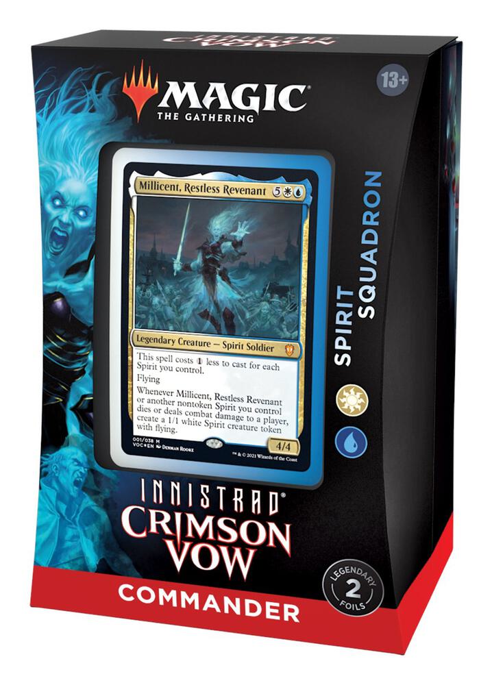 Innistrad Crimson Vow Spirit Squadron Commander Deck (Opened)