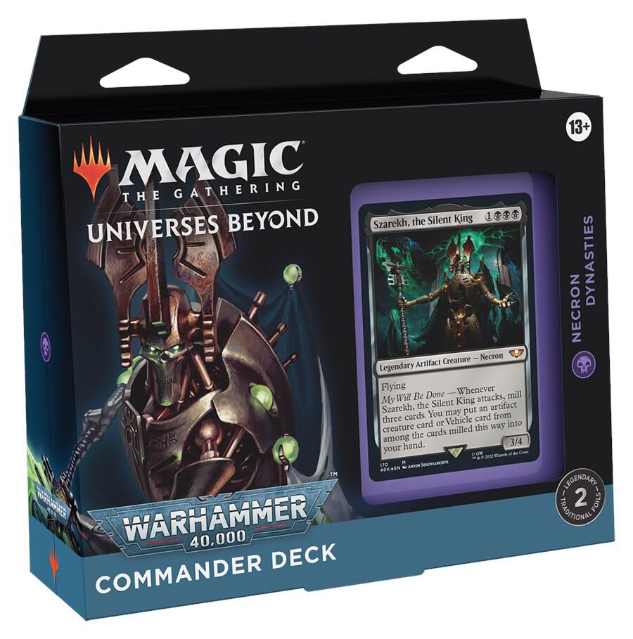 Universes Beyond: Warhammer 40,000 - Necron Dynasties Commander Deck (OPENED)