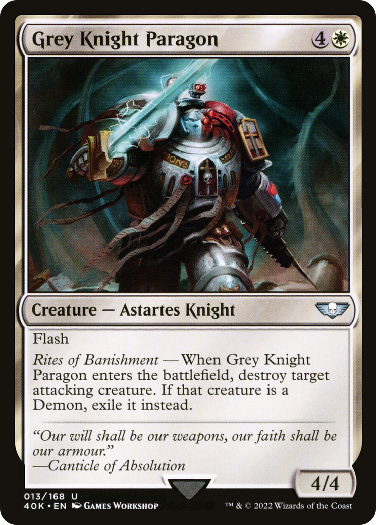 Grey Knight Paragon (40K-013) - Warhammer 40,000 Commander