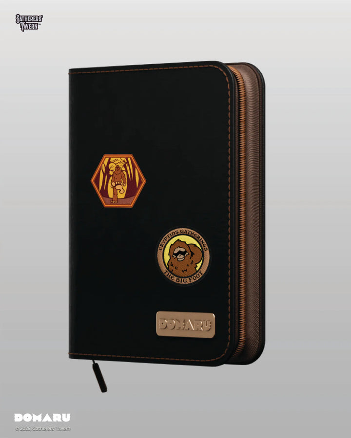Gatherers' Tavern - Domaru Binder: 4-Pocket Cryptids Collection - Dusky Ochre