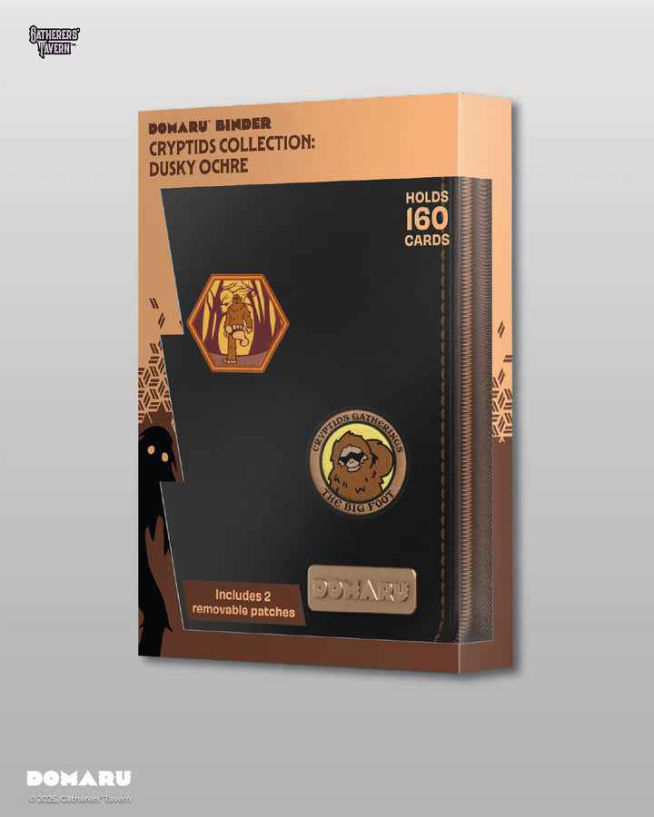 Gatherers' Tavern - Domaru Binder: 4-Pocket Cryptids Collection - Dusky Ochre