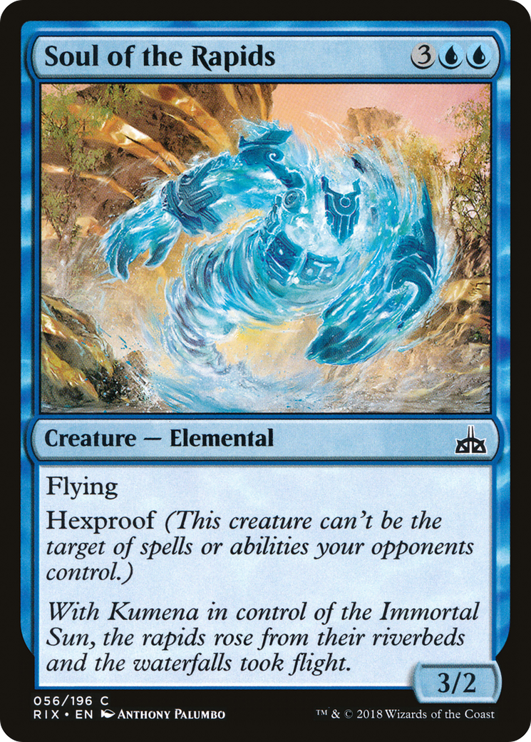 Soul of the Rapids (RIX-056) - Rivals of Ixalan Foil
