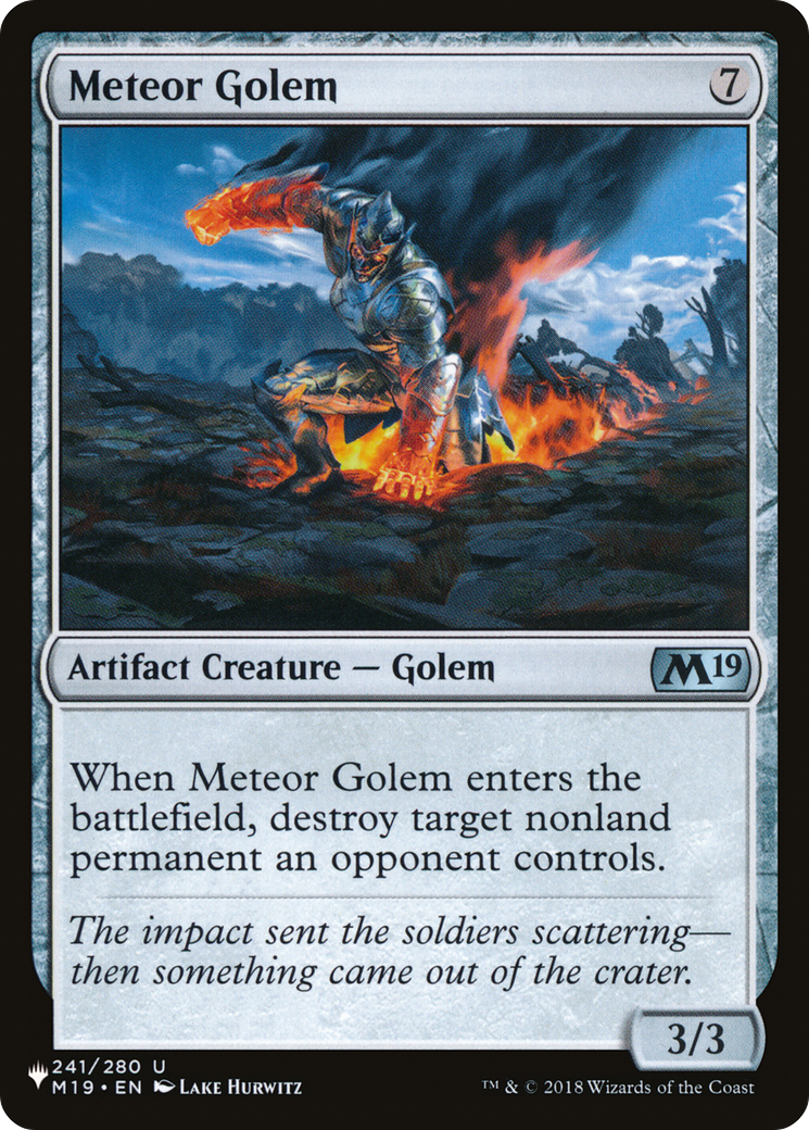 Meteor Golem (LIST-241) - The List