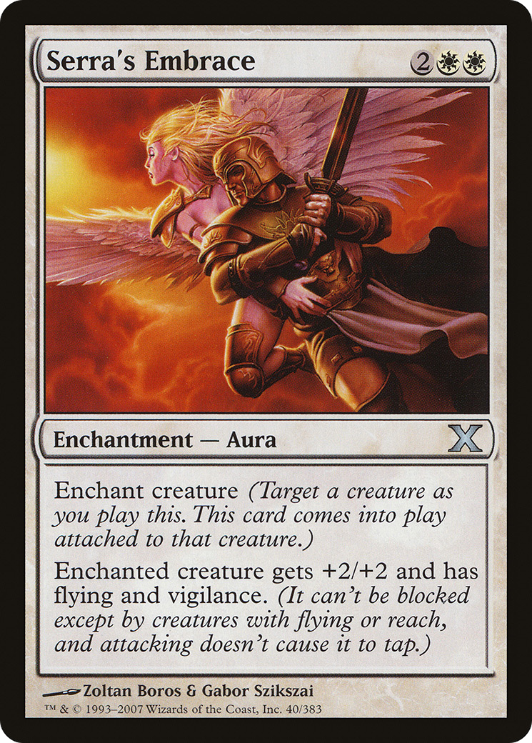 Serra's Embrace (10E-040) - Tenth Edition