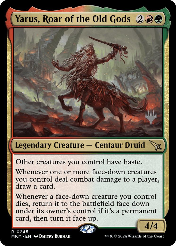 Yarus, Roar of the Old Gods (PPMKM-245P) - Murders at Karlov Manor Promos Foil
