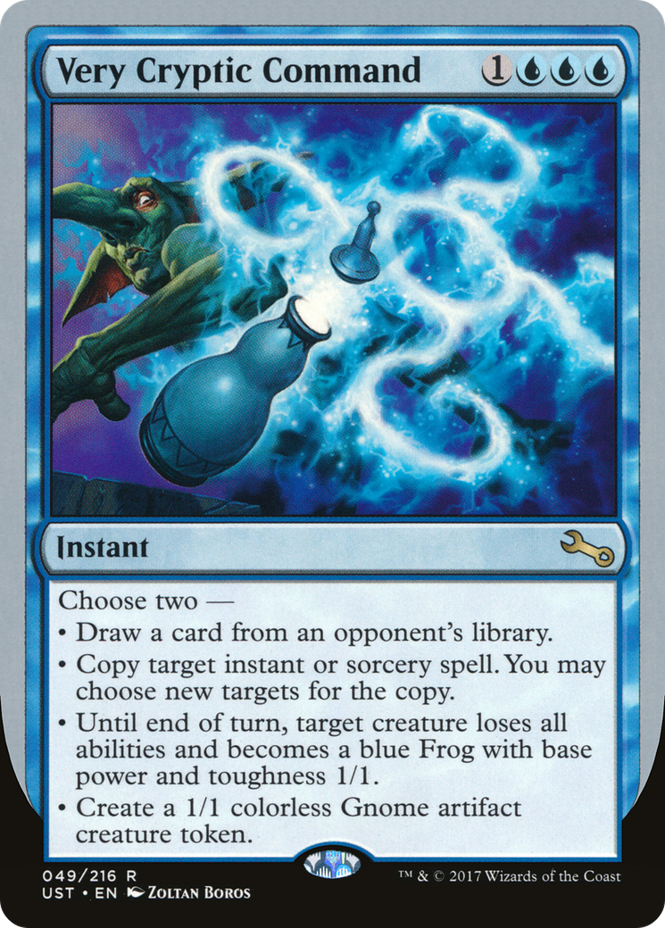 Very Cryptic Command (C) (UST-49C) - Unstable Foil