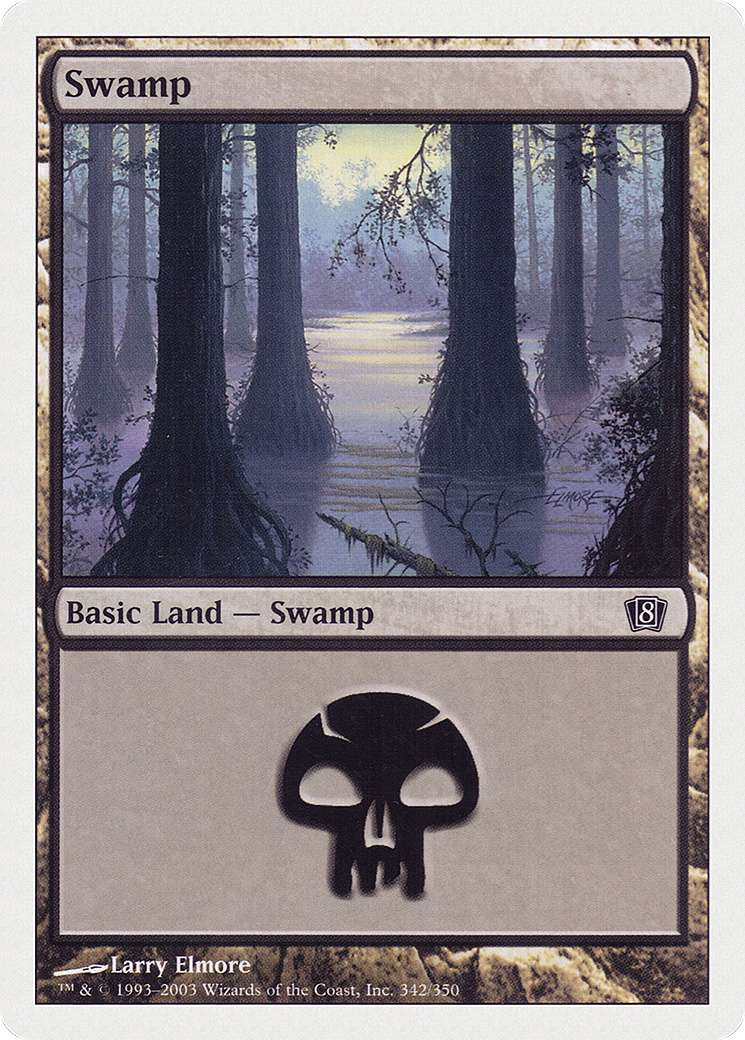 Swamp (342) (8ED-342) - Eighth Edition