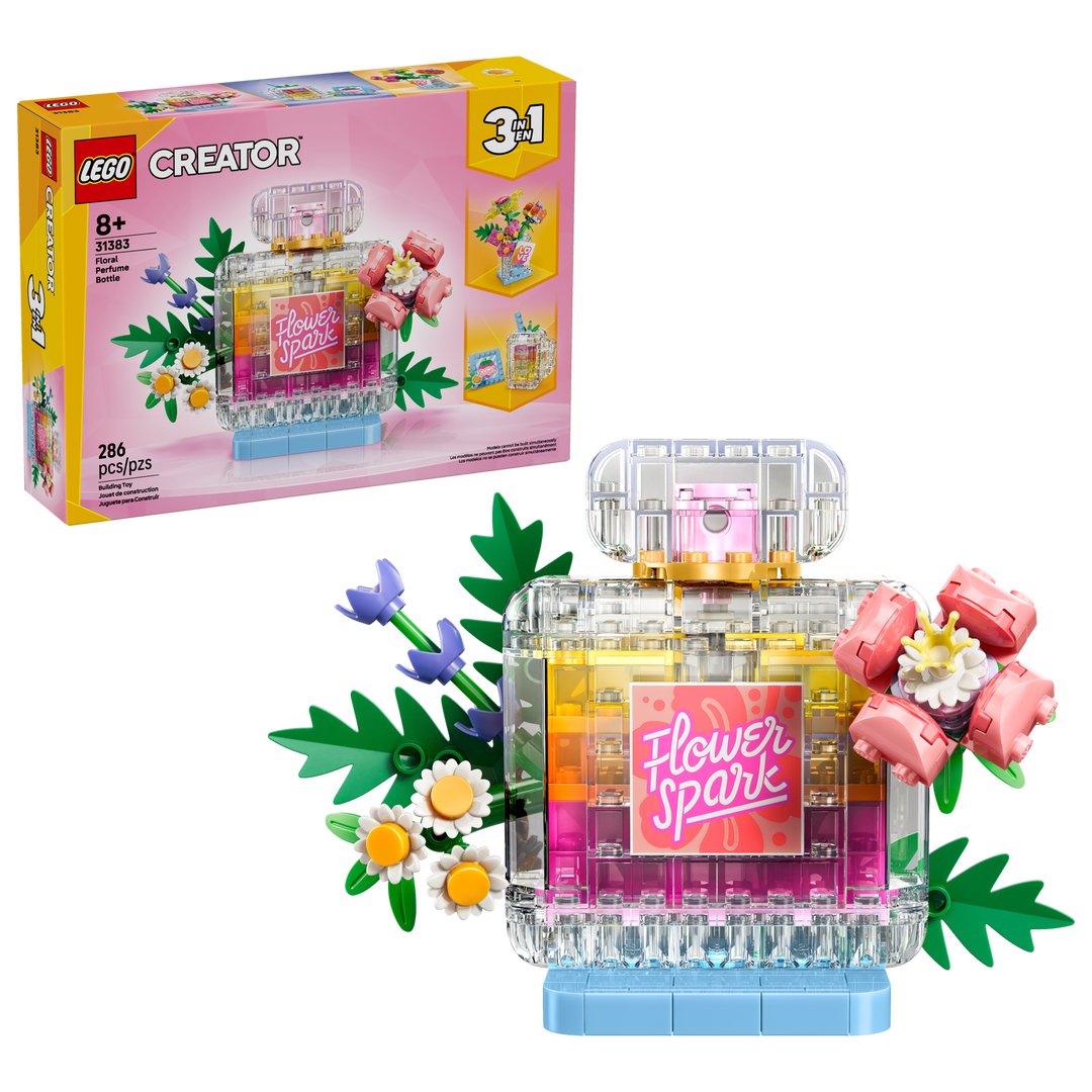 LEGO Creator 3 in 1 Floral Decor Perfume Bottle - 31383