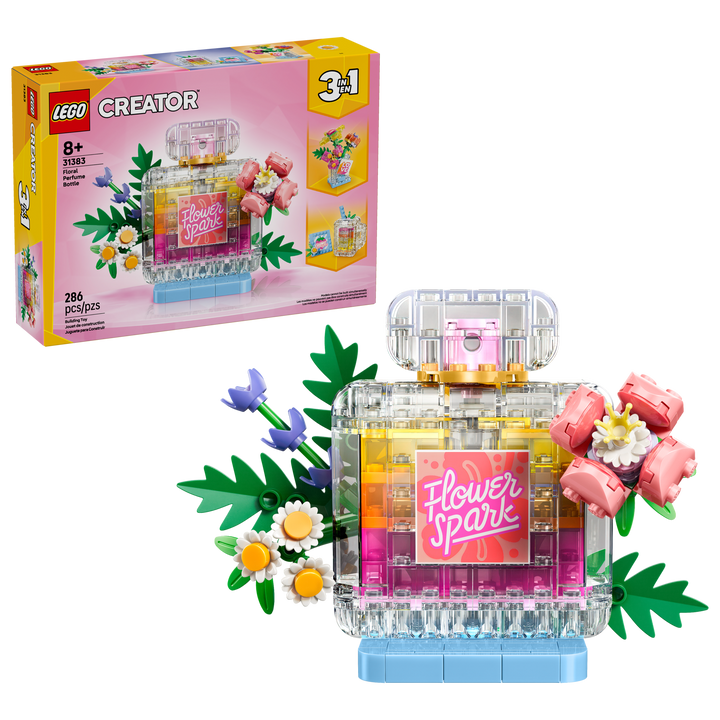 LEGO Creator 3 in 1 Floral Decor Perfume Bottle - 31383