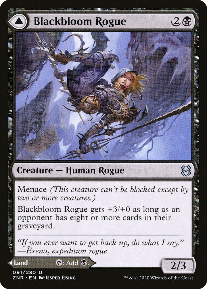 Blackbloom Rogue (ZNR-091) - Zendikar Rising