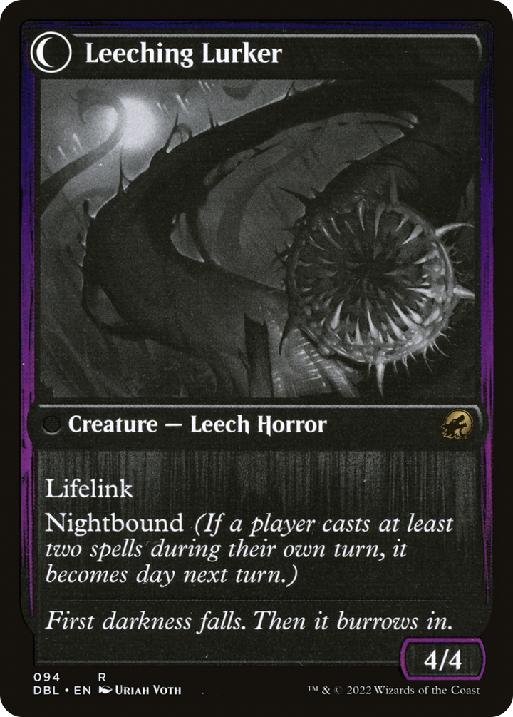 Curse of Leeches (DBL-094) - Innistrad: Double Feature: (Double Faced Transform) Foil