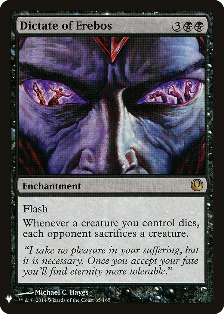 Dictate of Erebos (LIST-065) - The List