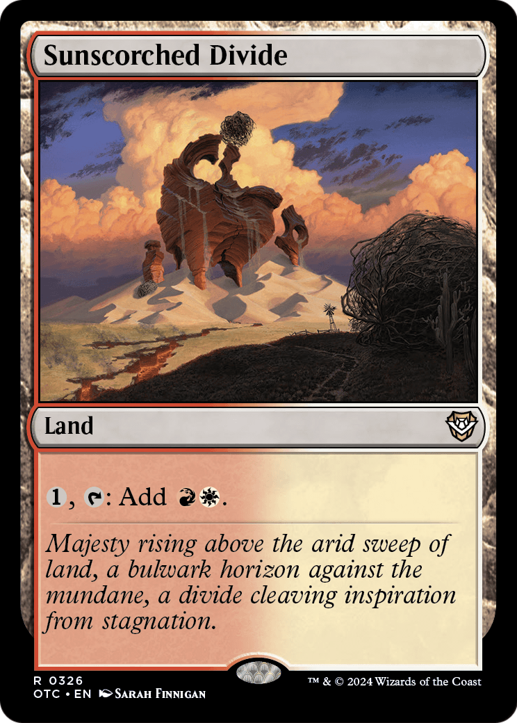 Sunscorched Divide (OTC-326) - Outlaws of Thunder Junction Commander