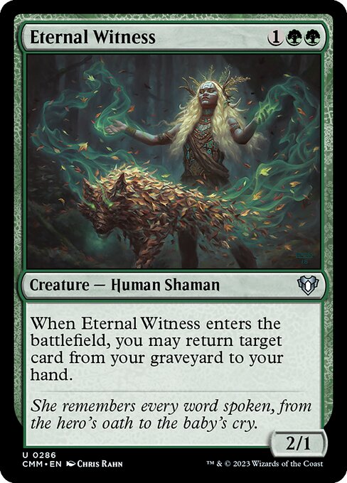 Eternal Witness (2X2-999-EW) - Double Masters 2022 (Borderless) — official product image (scryfall)