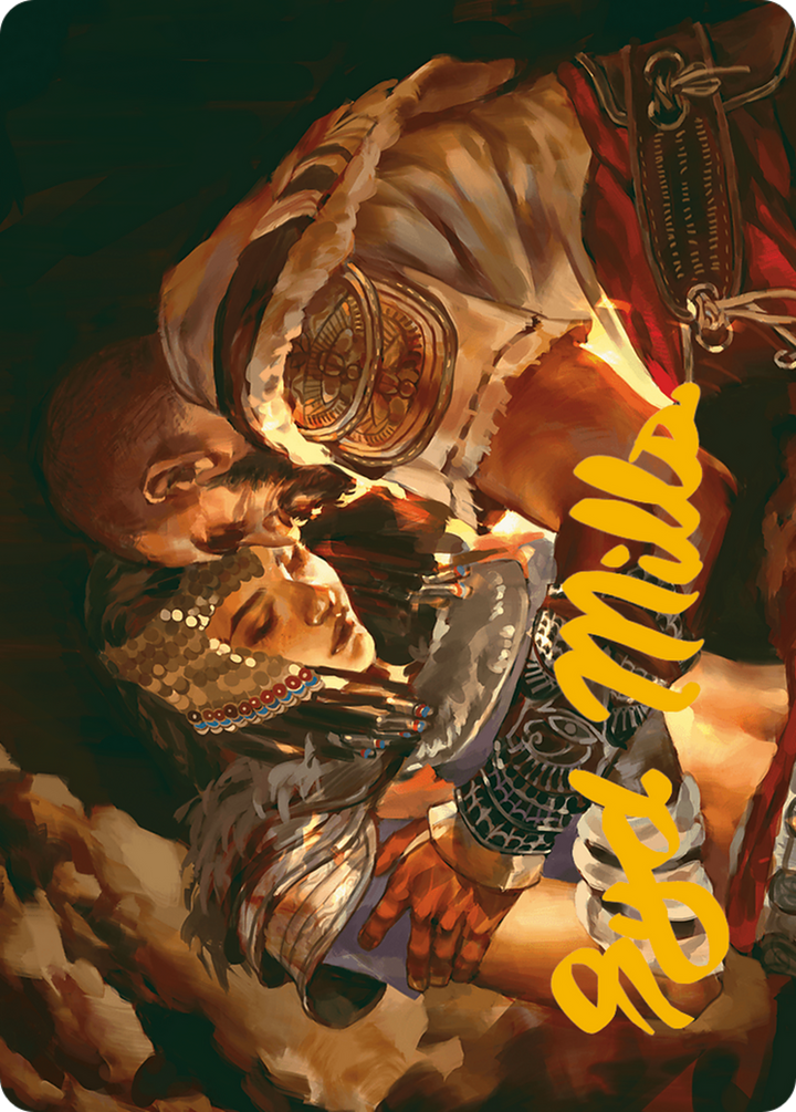 Cathartic Reunion Art Card (Gold-Stamped Signature) (ASACR-011) - Assassin's Creed Art Series (Borderless)