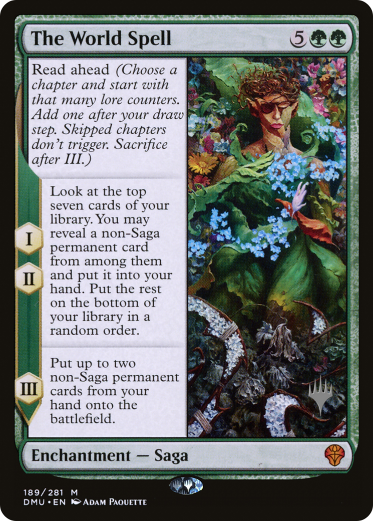The World Spell (PPDMU-189P) - Dominaria United Promos Foil