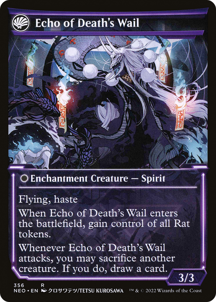 Tribute to Horobi (Showcase) (NEO-356) - Kamigawa: Neon Dynasty: (Showcase, fandfc) Foil