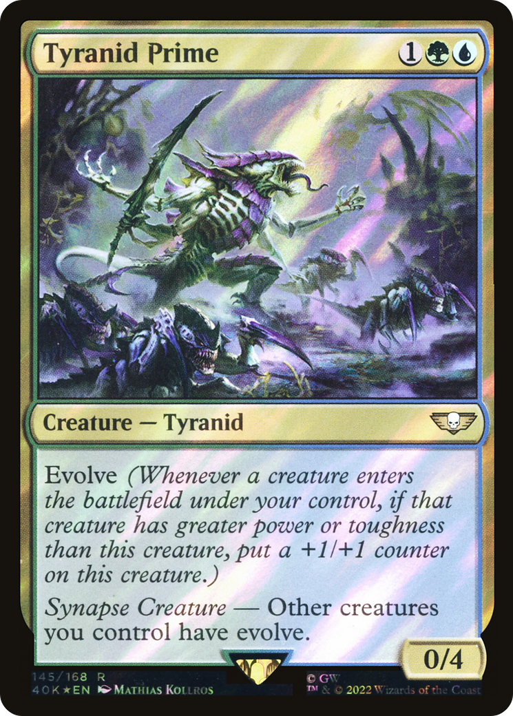Tyranid Prime (Surge Foil) (40K-145★) - Warhammer 40,000 Commander Foil