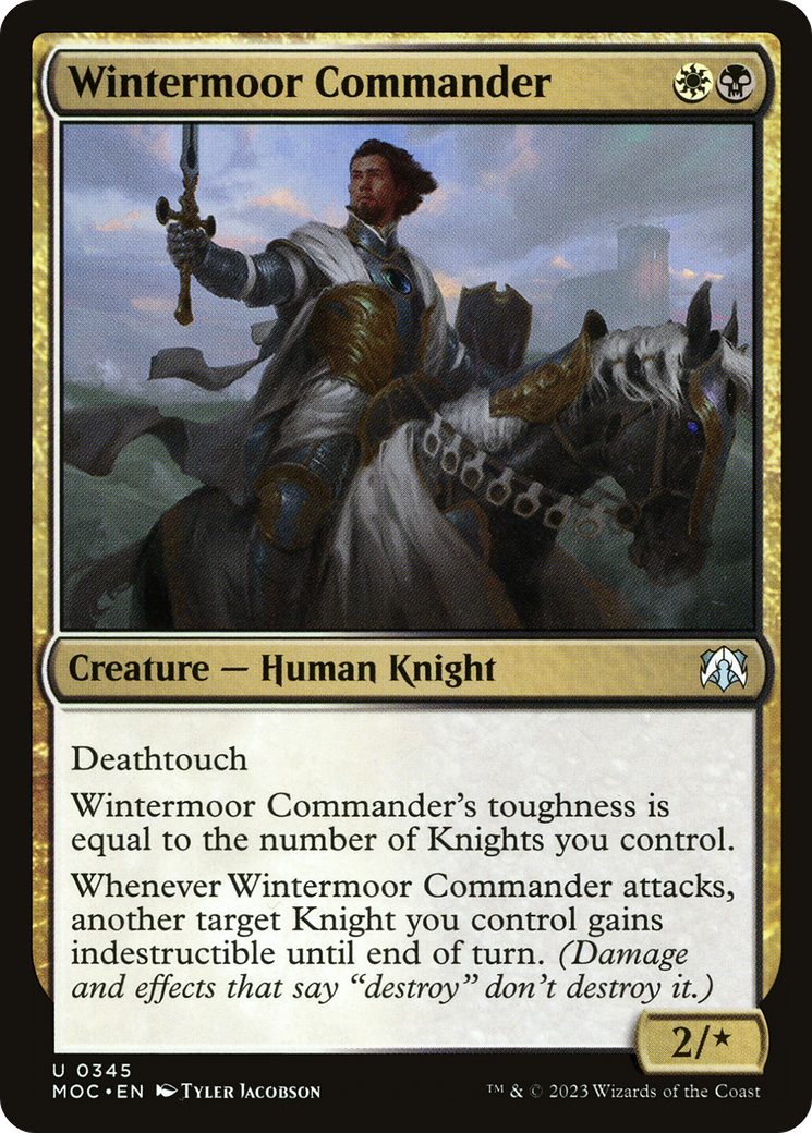 Wintermoor Commander (MOC-345) - March of the Machine Commander