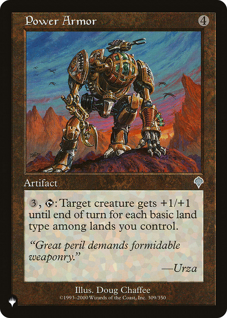 Power Armor (LIST-309/350) - The List