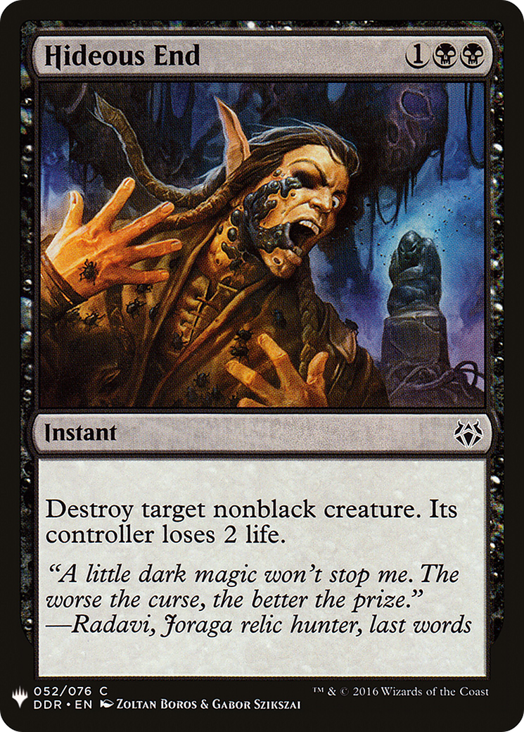 Hideous End (LIST-052) - The List