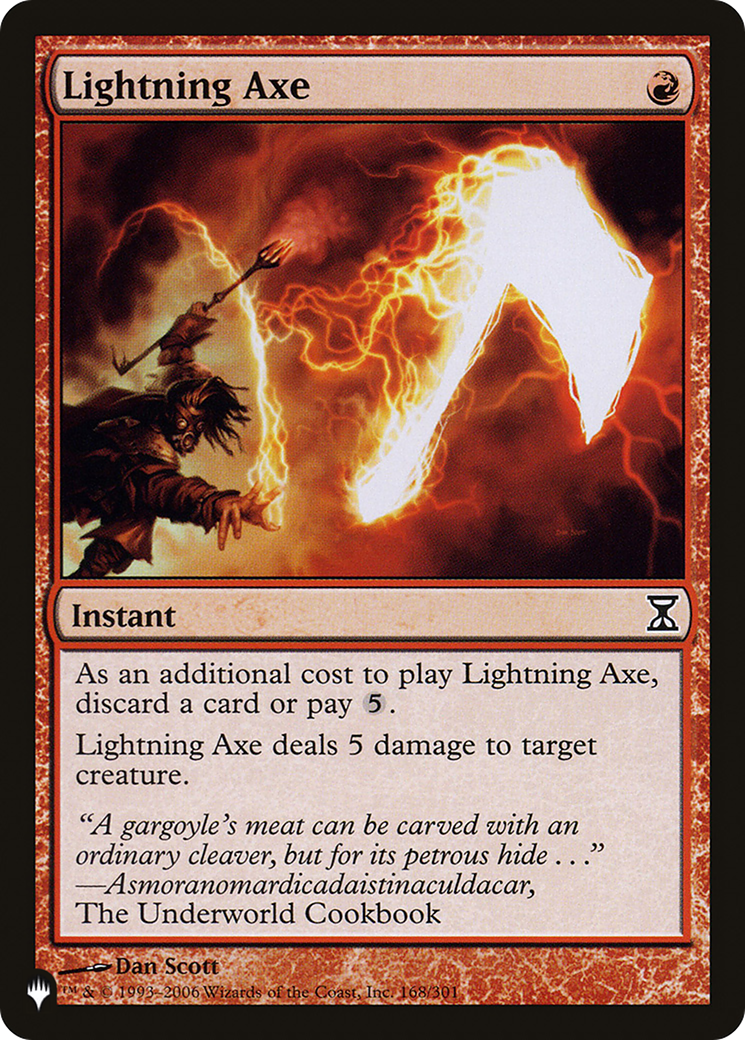 Lightning Axe (LIST-168/301) - The List