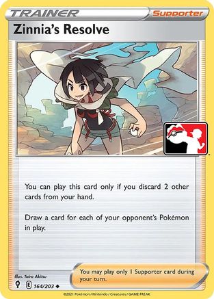 Zinnia's Resolve 164  Prize Pack Series Cards - Uncommon