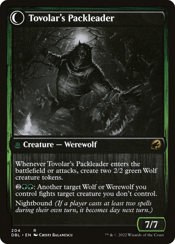 Tovolar's Huntmaster (DBL-204) - Innistrad: Double Feature: (Double Faced Transform) Foil