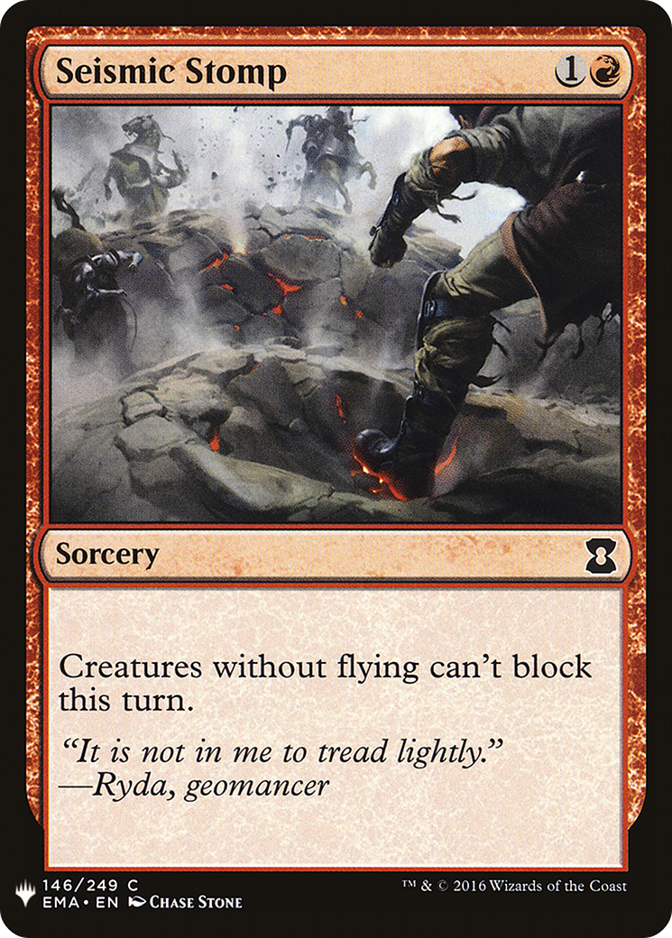 Seismic Stomp (LIST-146) - The List