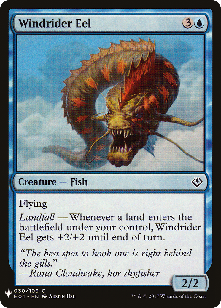 Windrider Eel (LIST-030) - The List