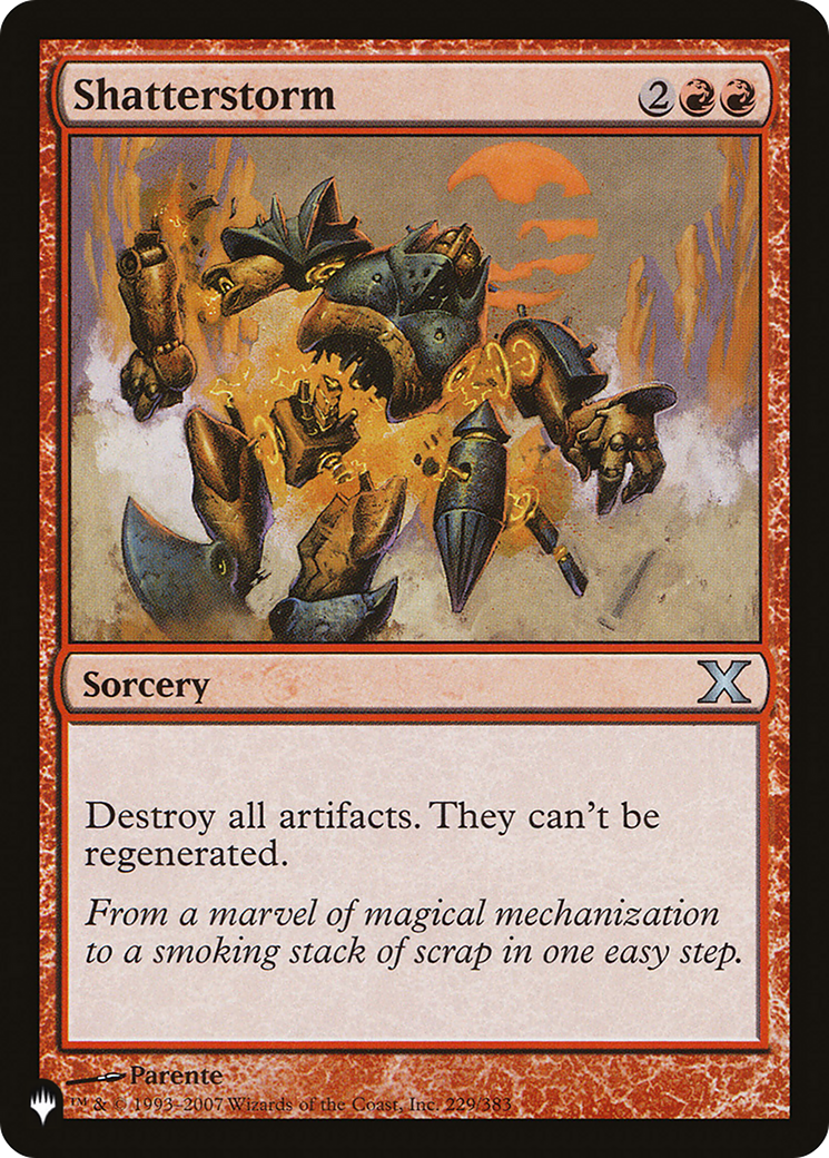 Shatterstorm (LIST-10E-229) - The List