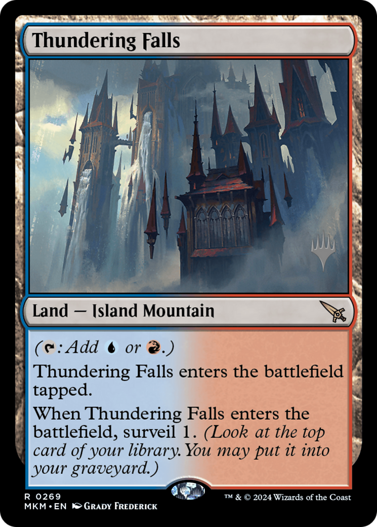 Thundering Falls (PPMKM-269P) - Murders at Karlov Manor Promos Foil