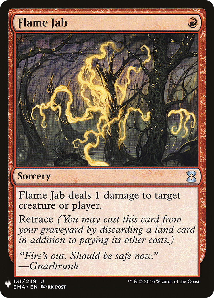 Flame Jab (LIST-131) - The List