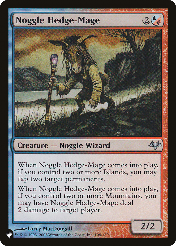 Noggle Hedge-Mage (LIST-108/180) - The List