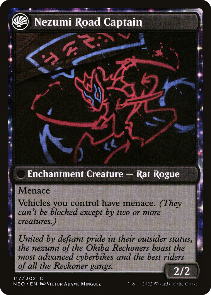 Okiba Reckoner Raid (NEO-117) - Kamigawa: Neon Dynasty: (fandfc, enchantment) Foil