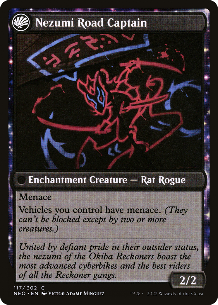 Okiba Reckoner Raid (NEO-117) - Kamigawa: Neon Dynasty: (fandfc, enchantment)