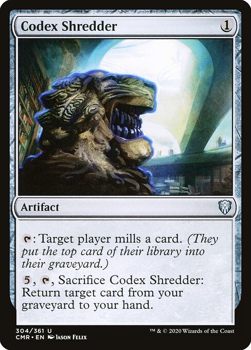 Codex Shredder (SLD-790) - Secret Lair Drop (Borderless) Foil — official product image (scryfall)