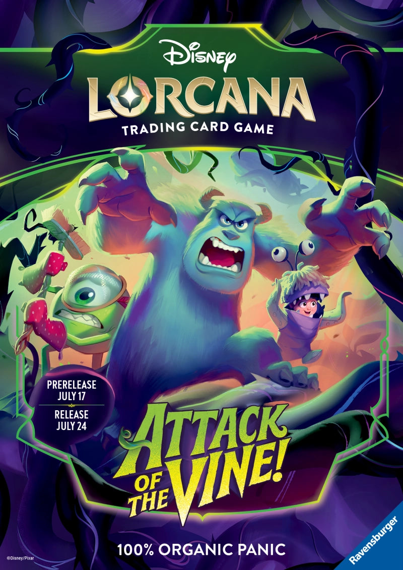 Disney Lorcana Attack of the Vine! Prerelease 7/18 @12pm