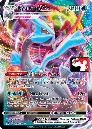 Kyurem VMAX 049/196  - Holofoil Prize Pack Series Cards - Ultra Rare
